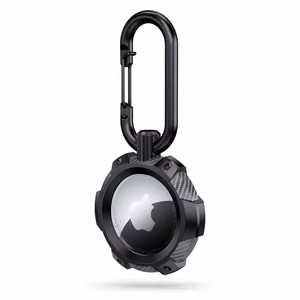 Tech-Protect TPUCarbon dėklas Apple AirTag - juodas