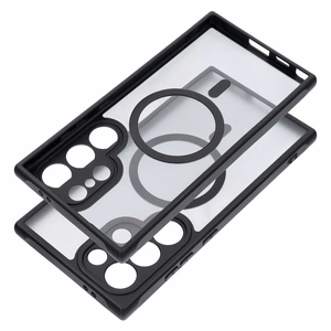 FULL MATTE MAG COVER dėklas telefonui, suderinamas su MagSafe, skirtas SAMSUNG S24 Ultra juodas