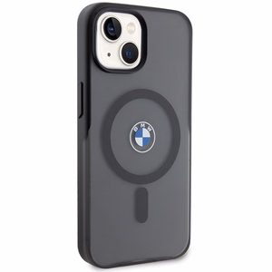 BMW IML Signature magnetinis dėklas telefonui iPhone 15 - juodas