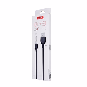 XO laidas NB103 USB - USB-C 2,0 m 2,1A, juodas