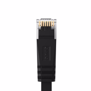 Orico PUG-C7B CAT7 10Gbps RJ45 Ethernet Network Cable Internet LAN Flat 5m - Black