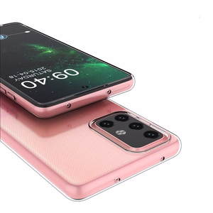 Gelinis dėklas telefonui Ultra Clear 0.5mm Samsung Galaxy A73 skaidrus