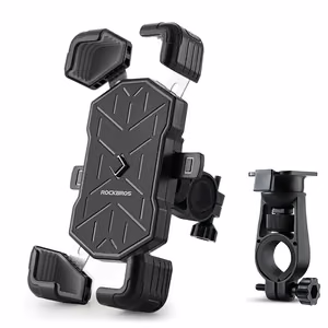 Rockbros HW-117 Handlebar Clamp Phone Holder - Black and Gray