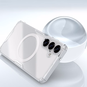 Nillkin Nature TPU Pro Magnetinis dėklas telefonui su MagSafe Samsung S25 - Baltas