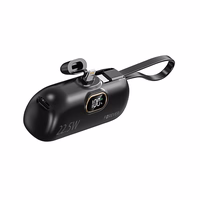 "Forever" mini maitinimo bankas MTB-100 22,5W 5000 mAh Žaibas juodas