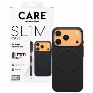 CARE by PanzerGlass SL1M MagSafe deklas iPhone 17 Pro - juodas