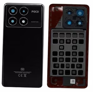 Galinis dangtelis Xiaomi Poco X6 Pro 5G Black originalus (service pack)