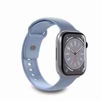 Puro Icon silikoninis dirželis Apple Watch 38/40/41 mm - šviesiai mėlynas (2 vnt.)
