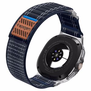 SPIGEN WBF1 dirželis SAMSUNG GALAXY WATCH 8 / CLASSIC (40 / 44 / 46 MM) tamsiai mėlynas