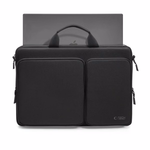 Tech-Protect Defender krepšys 17" nešiojamam kompiuteriui - juodas
