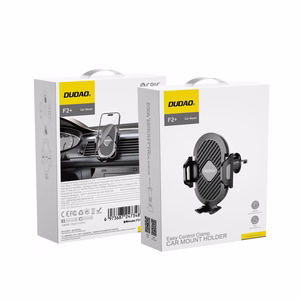 Dudao F2+ smartphone laikiklis for the air vent with clamp - juodas