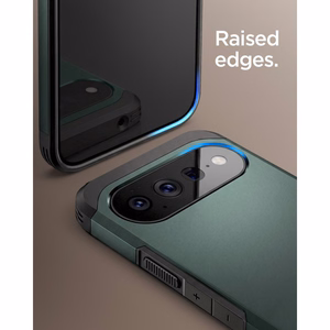 Spigen Tough Armor Mag MagSafe dėklas, skirtas Google Pixel 11, tamsiai žalias