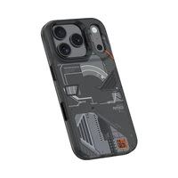 Benks Dinaminis Magnetinis Mecha dėklas (D069) Iphone 17 Pro juodas (Fotoaparato valdymo mygtukas)