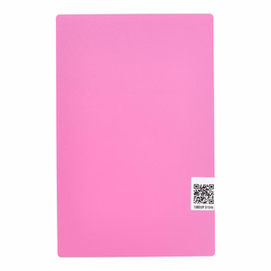 Plėvelė galiniam dangteliui 180 x 120 mm 10 vnt. - rožinė su brokatu