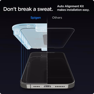 Spigen Glas.tR EZ Fit grūdintas stiklas iPhone 12 / iPhone 12 Pro - 2 vnt.