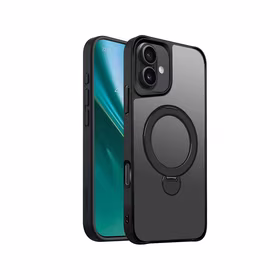 Etteri Matinis Mag Ring dėklas for iPhone 16 Plus 6,7" juodas