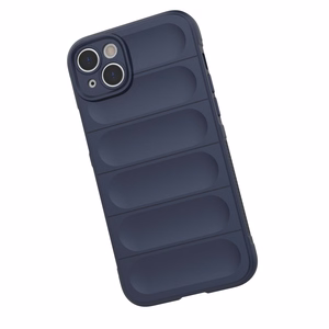 Magic Shield Case dėklas telefonui iPhone 14 Plus lankstus šarvuotas tamsiai mėlynas dangtelis
