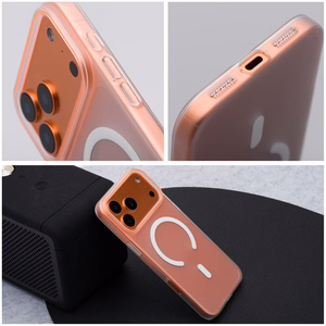 Dėklas Samsung A27 Go Orange suderinamas su MagSafe skaidrus