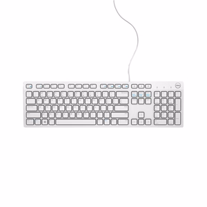 DELL KB216 klaviatūra USB QWERTY US International balta