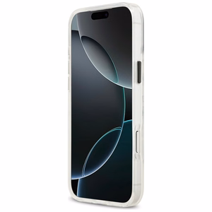 Karl Lagerfeld IML Karl Eskizas Logotipas Magnetinis dėklas telefonui iPhone 17 Pro Max - skaidrus