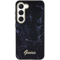 Guess GUHCS23SPCUMAK S23 S911 juodas/juodas kietas dėklas Marble