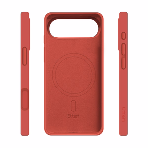 Etteri Silikoninis Mag dėklas for iPhone 17 Air raspberry