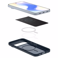 Spigen Thin Fit Mag Magnetinis MagSafe dėklas telefonui Google Pixel 10 / 10 Pro - grafito spalvos