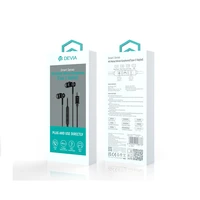 Devia laidinės ausinės Smart M1 Digital Metal USB-C juodos