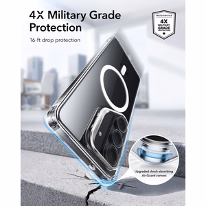 ESR Classic Hybrid Kickstand MagSafe dėklas "Samsung Galaxy S26+" - skaidrus