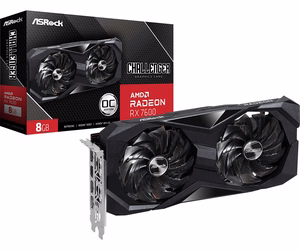 Asrock Challenger 90-GA41ZZ-00UANF Vaizdo plokštė AMD Radeon RX 7600 8 GB GDDR6