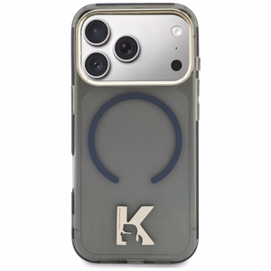 Karl Lagerfeld IML K Head Logo MagSafe Dėklas for iPhone 17 Pro Max - juodas