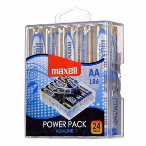 MAXELL šarminė baterija LR6 VALUE BOX, 24 vnt.