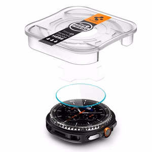 Spigen Glas.TR ”Ez-Fit” grūdintas stiklas Samsung Galaxy Watch 8 46mm - skaidrus