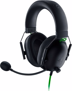 Razer Blackshark V2 X ausinės laidinės ant galvos žaidimų juodos, žalios