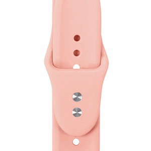 Crong Liquid dirželis, skirtas Apple Watch 38 / 40 / 41 / 42 mm, lašišos rausvas