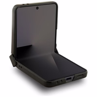 KARL LAGERFELD dėklas telefonui SAMSUNG Z Flip7 KLHCZF7SAPKCNPK (Saffiano KC PIN) juodas