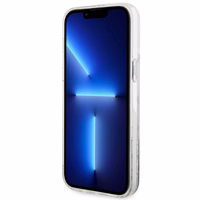 Guess GUHCP14XLCSGSGH iPhone 14 Pro Max 6.7" baltas/baltas kietas dėklas Liquid Glitter Marble