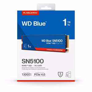 Western Digital WD Blue SN5100 1 TB M.2 PCI Express 4.0 NVMe QLC 3D NAND