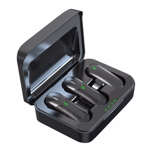 "Devia" mikrofonas "Smartfon Kintone Lightning" belaidis 2in1 juodas