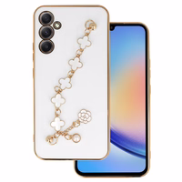 Dėklas telefonui Samsung Galaxy A34 5G dizainas 3 baltas