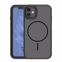 Frame Thin Mag dėklas for iPhone 11 juodas