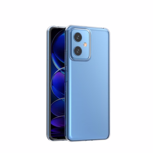 Itin plonas 0.5mm dėklas Xiaomi Poco X5 5G / Redmi Note 12 5G itin plonas permatomas dangtelis