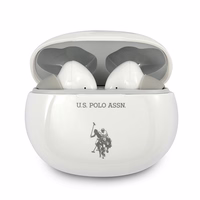"US Polo" USTWS1WH TWS "Bluetooth" ausinės - baltos spalvos