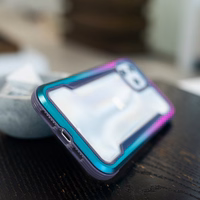 Raptic X-Doria Shield dėklas iPhone 14 Pro Max šarvuota mėlyna danga