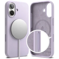 Ringke Silikoninis Magnetinis dėklas telefonui iPhone 17 - Violetinis