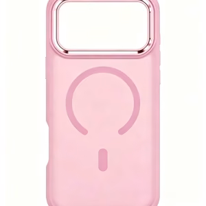 Dėklas, skirtas iPhone 18 Pro Max / 17 Pro Max: Forcell F-Protect Smoke Hybrid Premium, suderinamas su MagSafe, spalva – rožinė