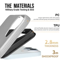 Dėklas Perfectionists Triangle Mag Case Apple iPhone 15 sidabrinis