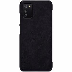 Nillkin Qin odinis dėklas Samsung Galaxy A03s juodas