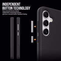 Dėklas Perfectionists Triangle Case Samsung S911 S23 5G juodas