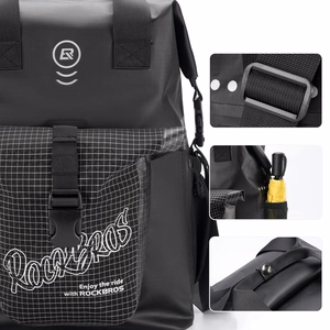 Rockbros AS-158 сумка на руль для складного велосипеда Brompton 18L - черный